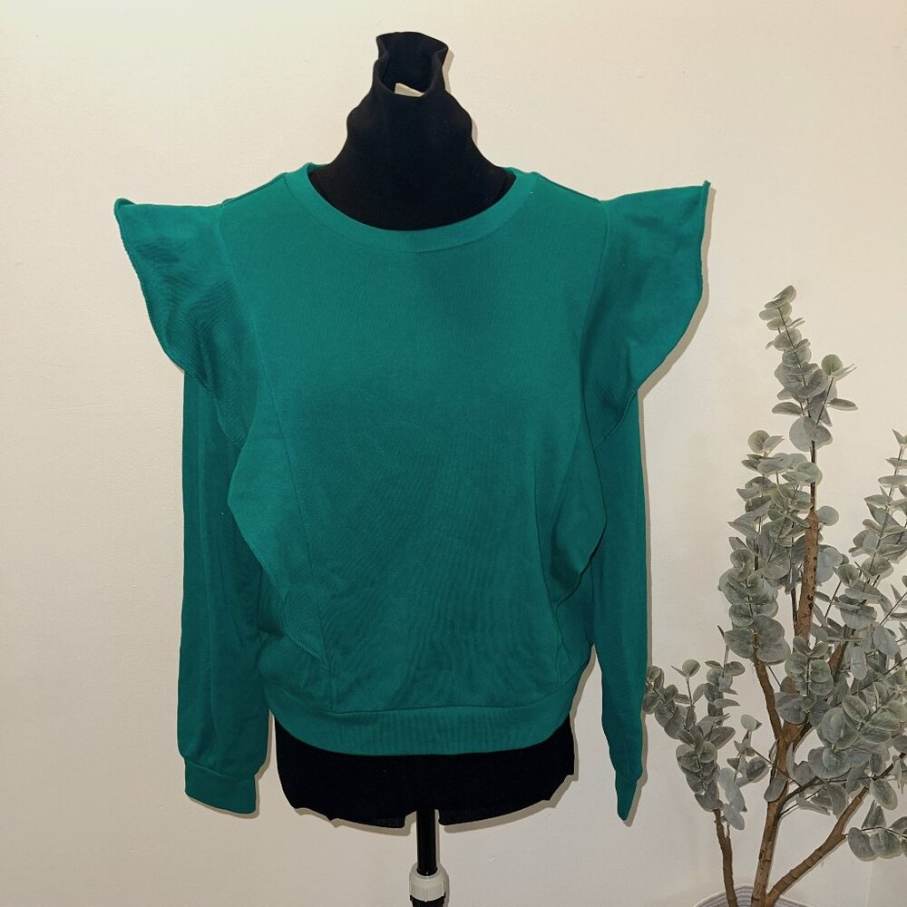 Express Women's Fashion Sweater Color Green Size Medium